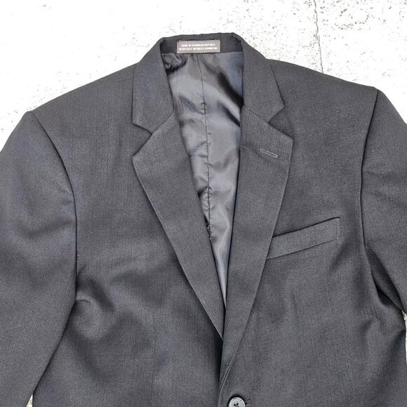 Dockers Kids Blazer Black Sport Coat Jacket Size 14 Husky - Picture 6 of 11